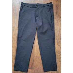 Lululemon Commission Men's Black Casual Stretch Golf Pants Size 36x27